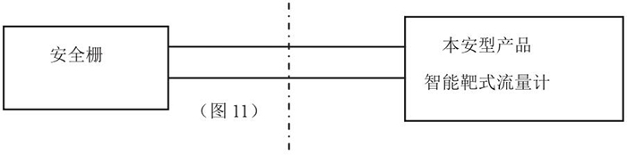 靶式流量計本安系統(tǒng)接線圖