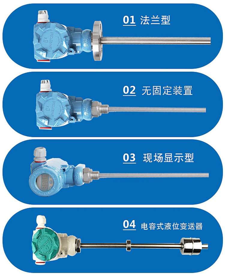 防爆磁浮球式液位計分類圖